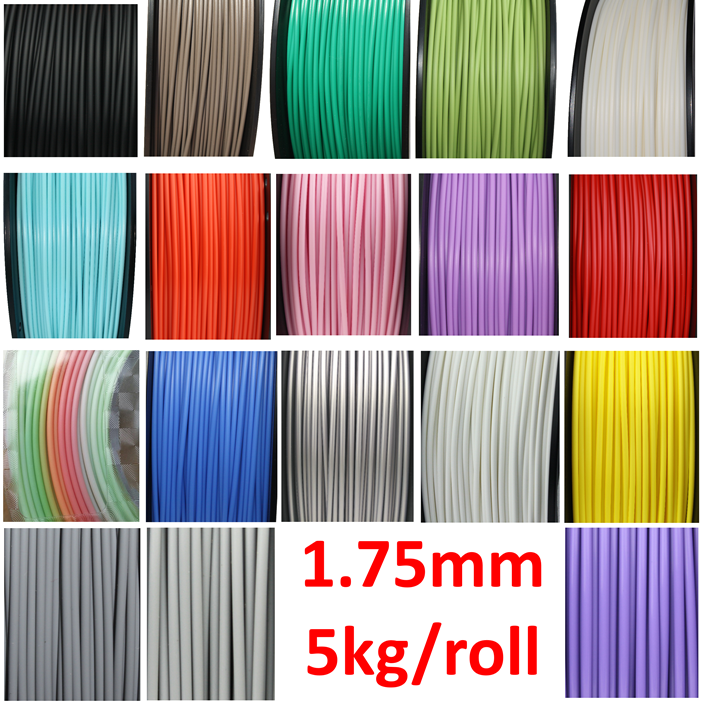 5KG Mix Colors PLA filament 1kg 1 75mm For 3D Printer PLA Material for 3D  Printing filamento pla 3D Printer Filament
